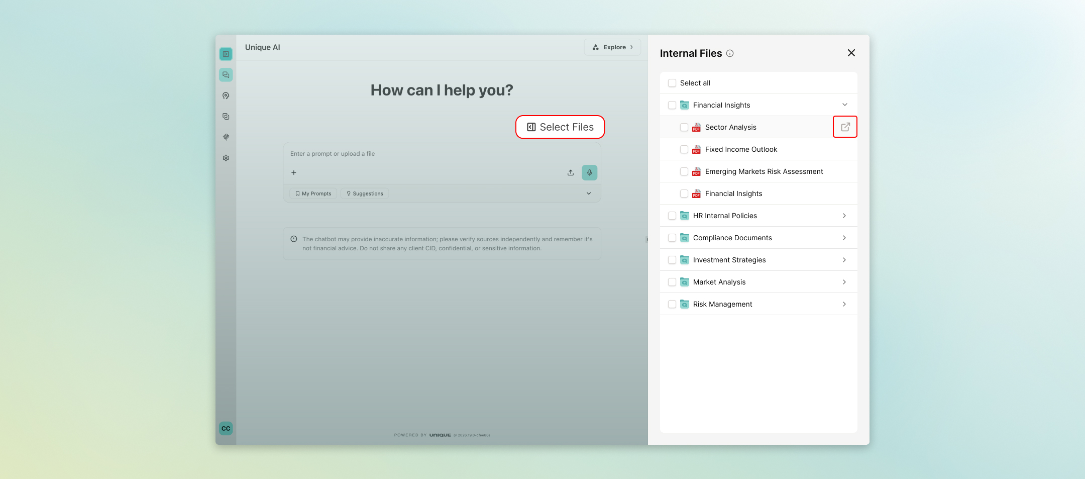April 26 - File Preview in Select Files to Chat