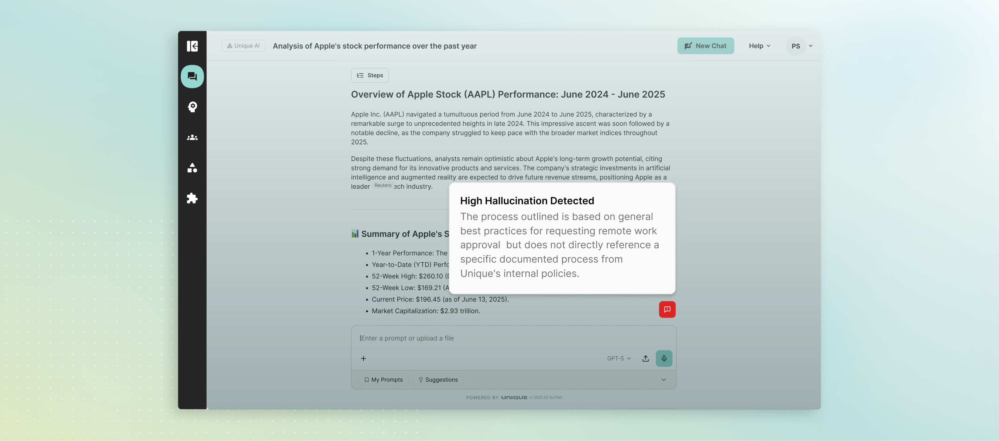 hallucination warning