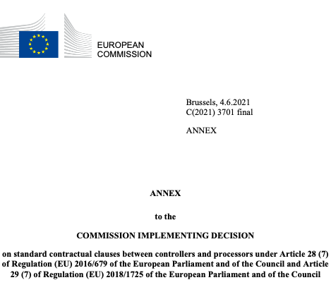 EU-STANDARD CONTRACTUAL CLAUSES