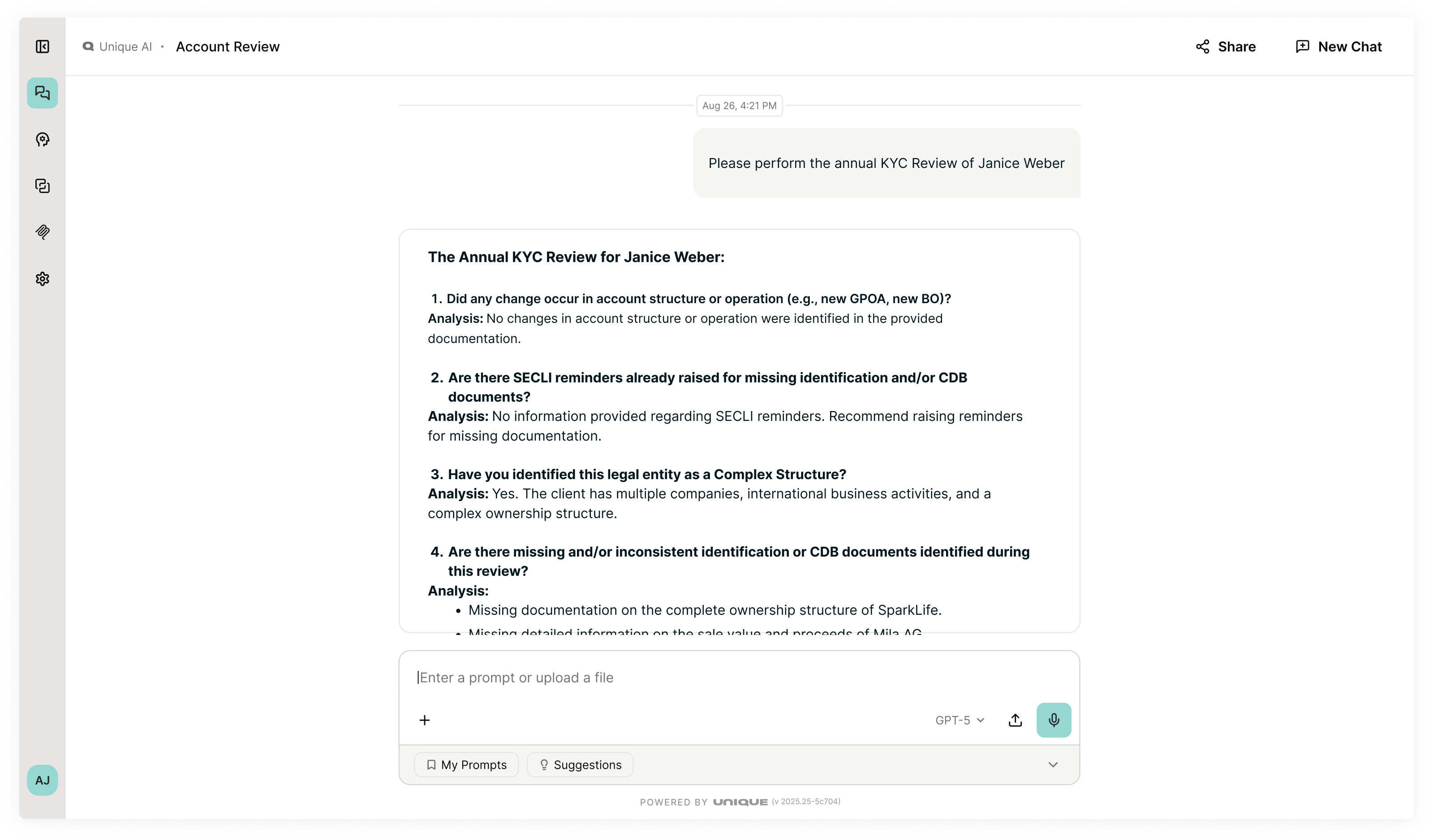 KYC – Account Review